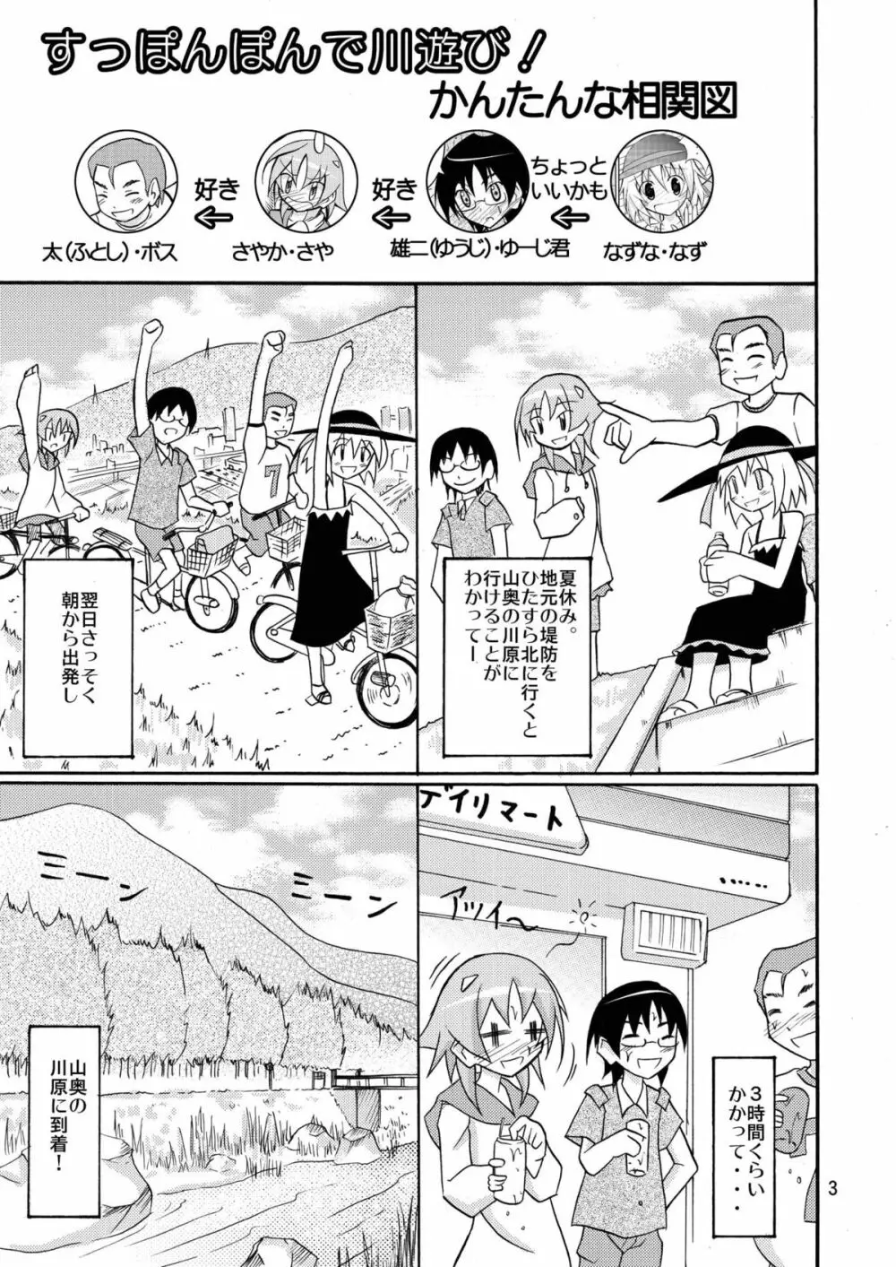 すっぽんぽんで川遊び！ - page2