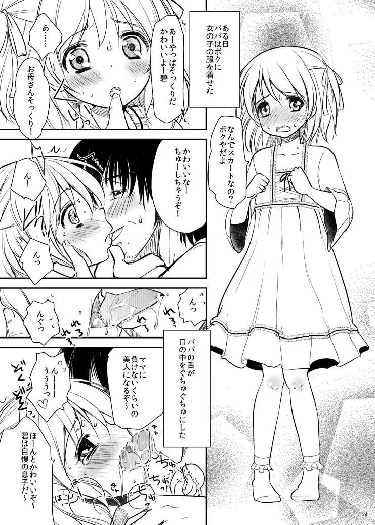 魔法少女系少年総集編+パパは女装したボクが好きみたい - page8