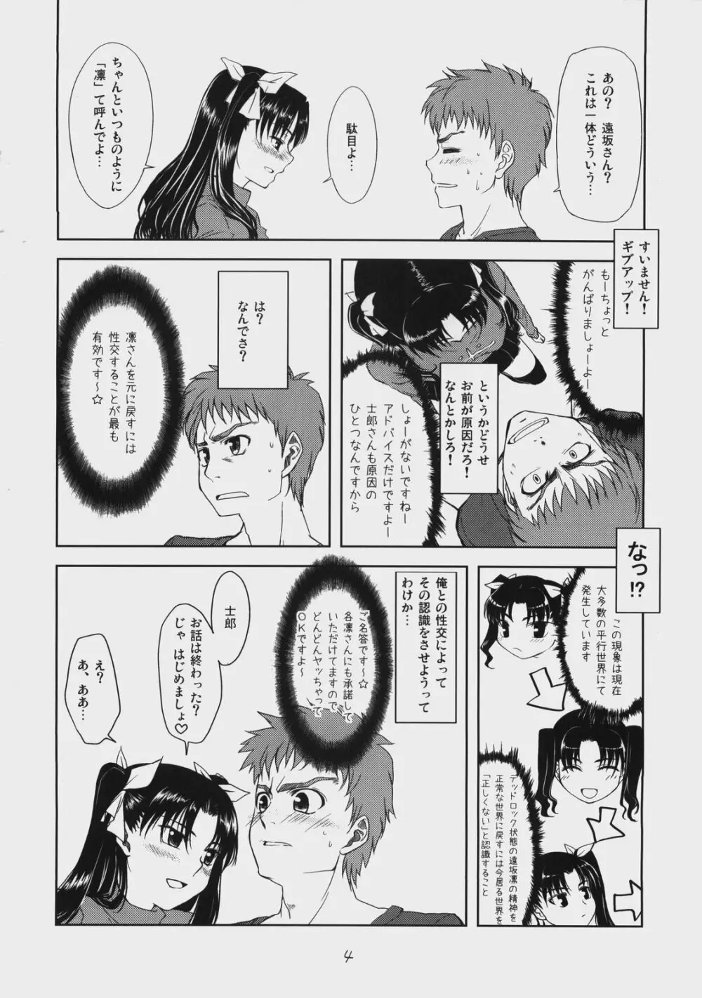 Dead Lock Princess ～遠坂凛の分裂～ - page3