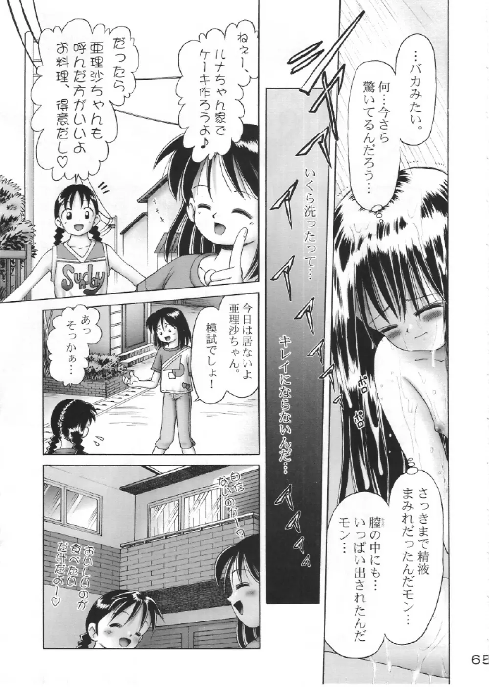 亜理沙シリーズ総集編 はじめてのお留守番 - page64