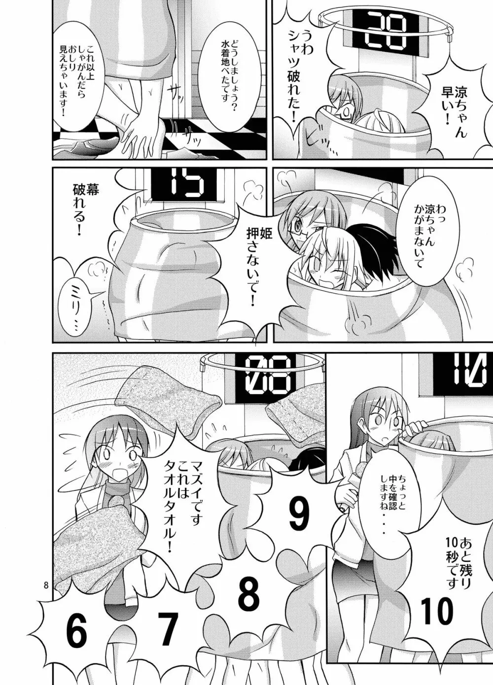 アイドルが芸人並にカラダを張る本 - page8