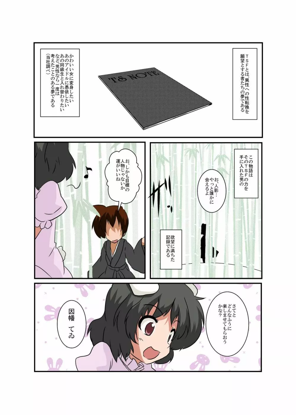 東方ＴＳ物語 ～てゐ編～ - page4