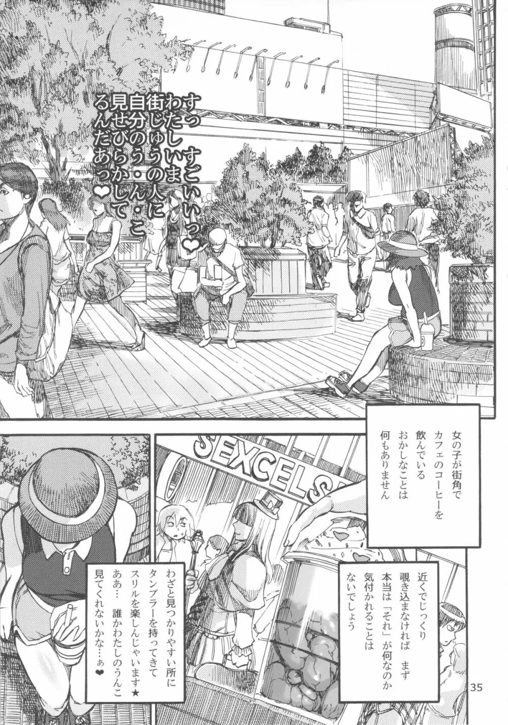 六条純子の脅迫排泄管理 - page36