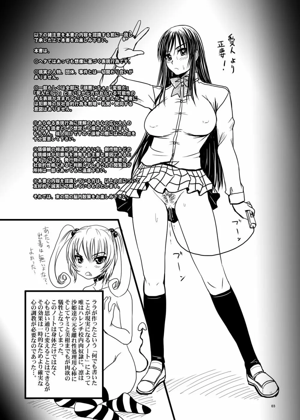 トラブルブラックIII -暗黒楽園計画- - page3