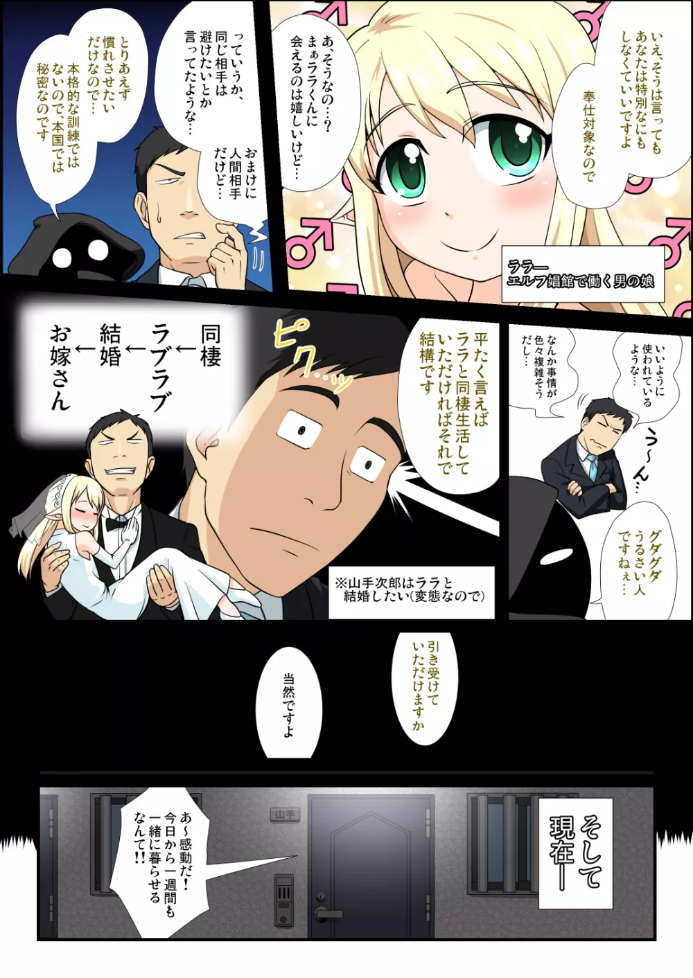 もしも男の娘エルフが我が家に来たら - page3