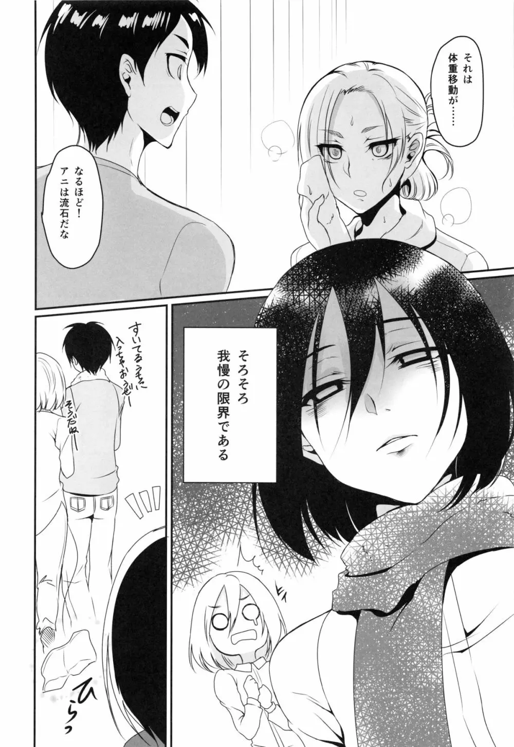 エレンがミカサに襲われる本 - page6