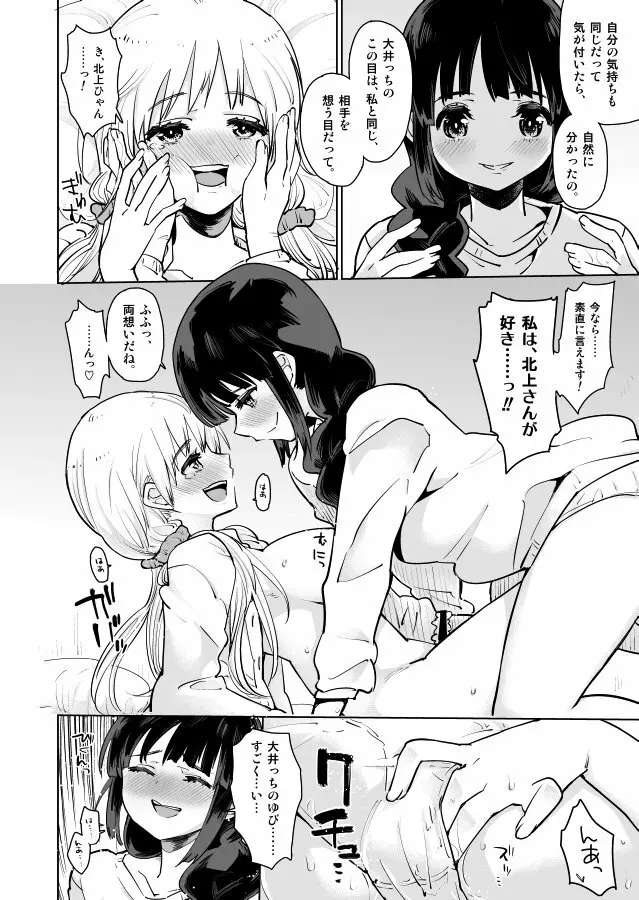 ヘタレ大井っちの願望充足のための、北上さんとのエッチなレズ漫画。 - page6