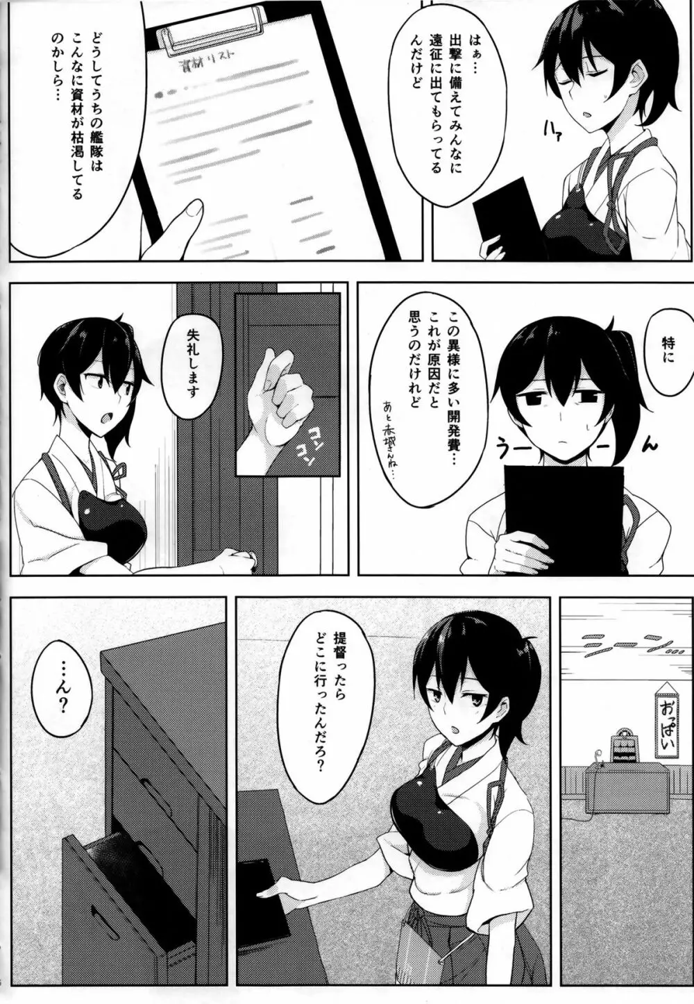 秘書艦 加賀の悩み事 - page3