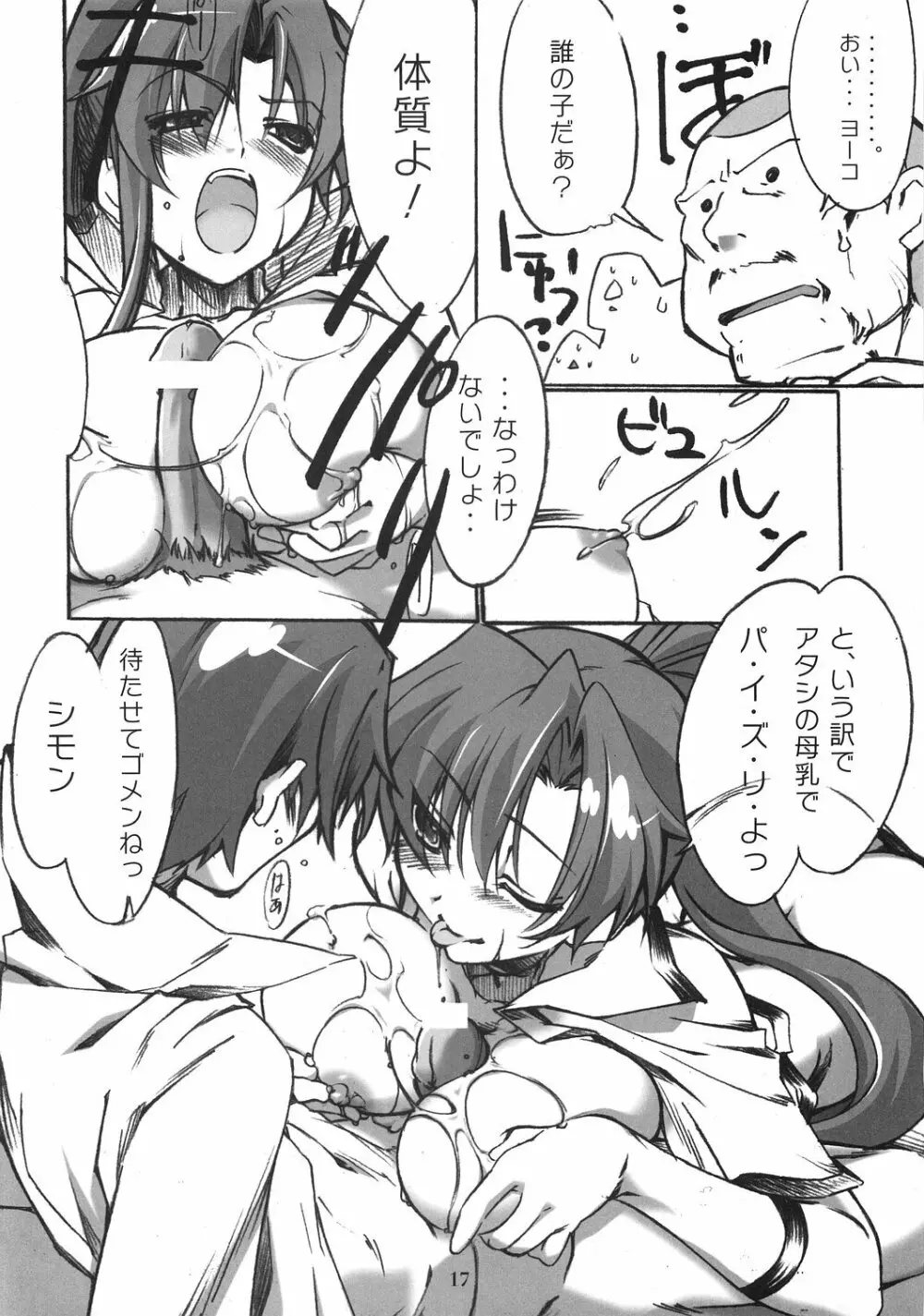 ヨーコの乳を揉みしだく本 - page17