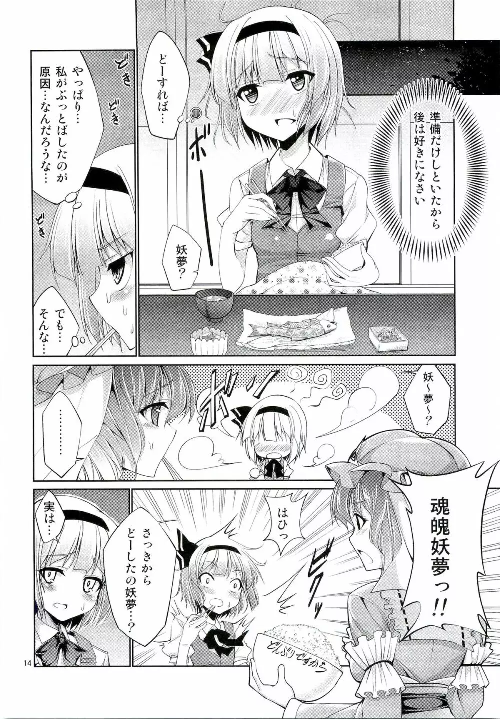 東方妖艶義～妖夢に拾ってもらう本～ - page13