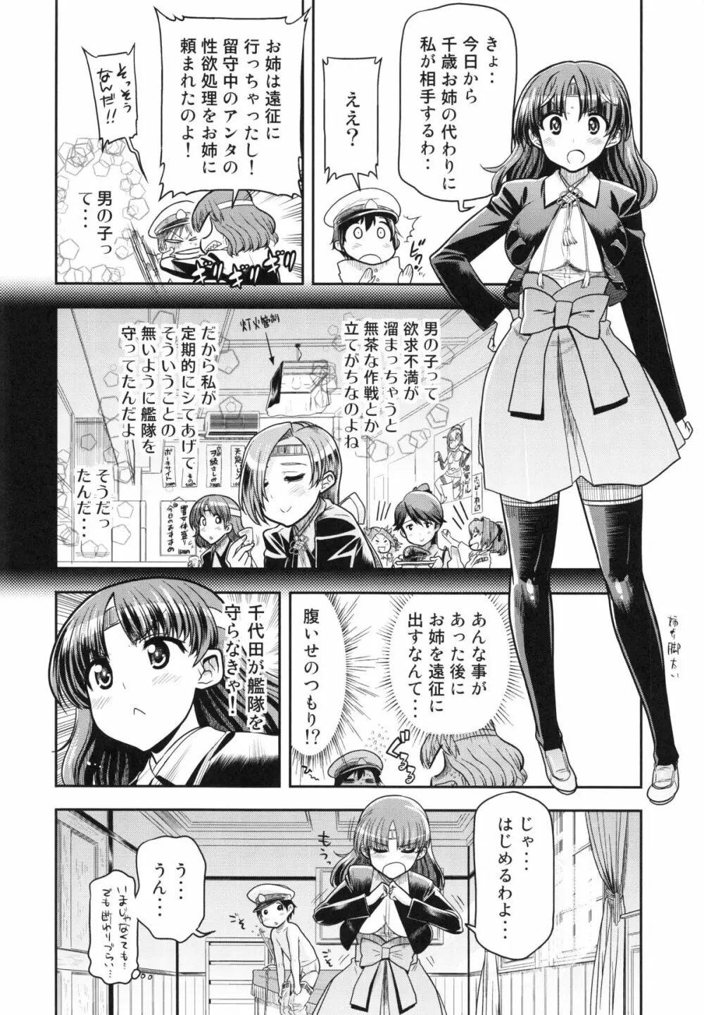 (C85) [松本ドリル研究所 (ながの～ん)] ちとちよ姉妹の運用について (艦隊これくしょん -艦これ-)) - page14