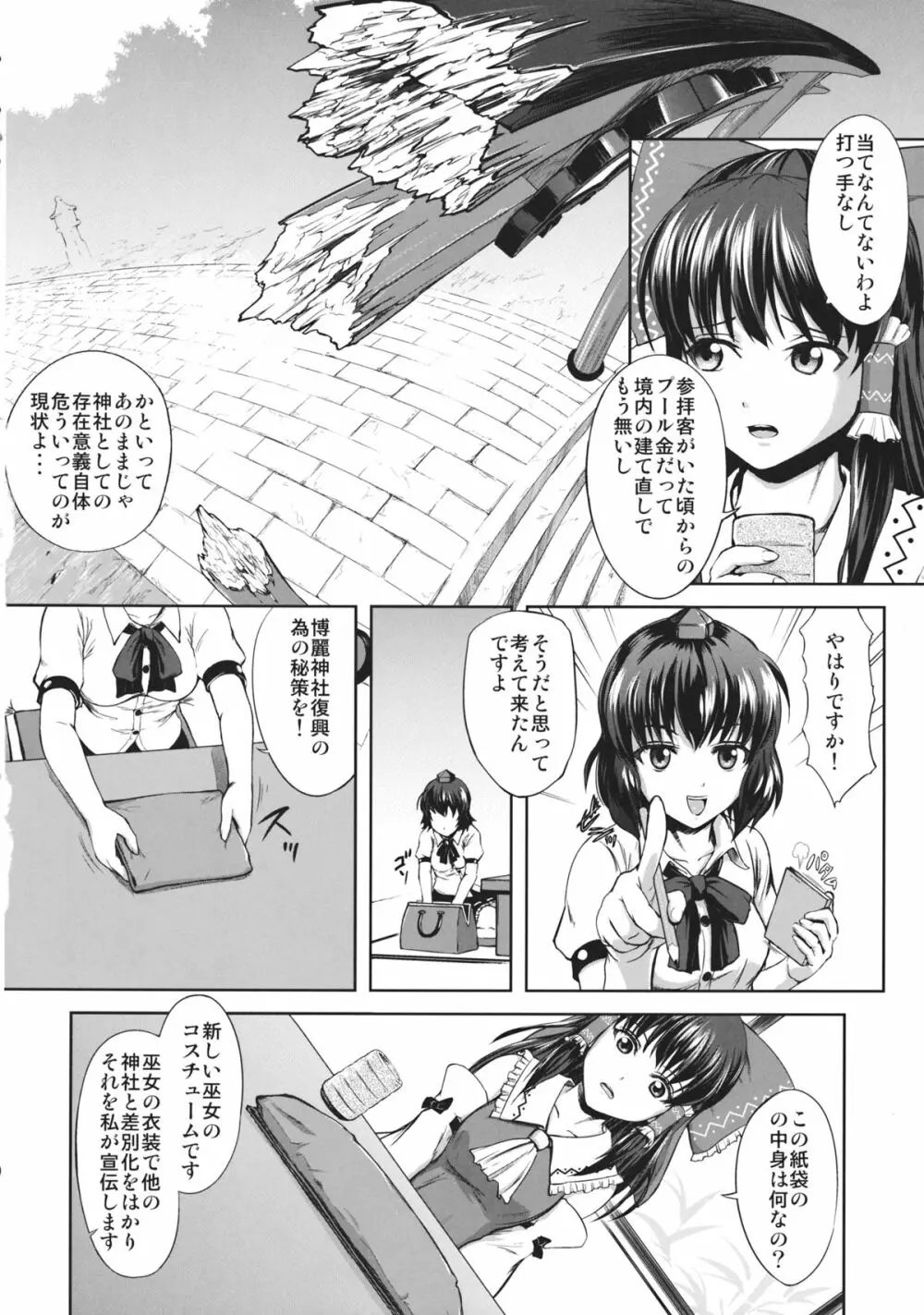 淫霊夢・博麗神社復興計画 - page3