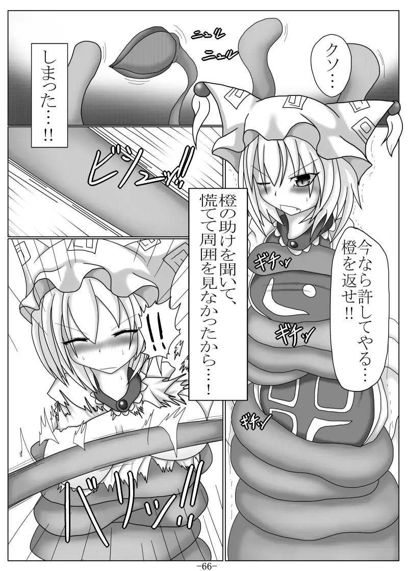 捕まって 丸呑まれて ～幻想ストマック 東方×丸呑みシチュ同人総集編～ - page66