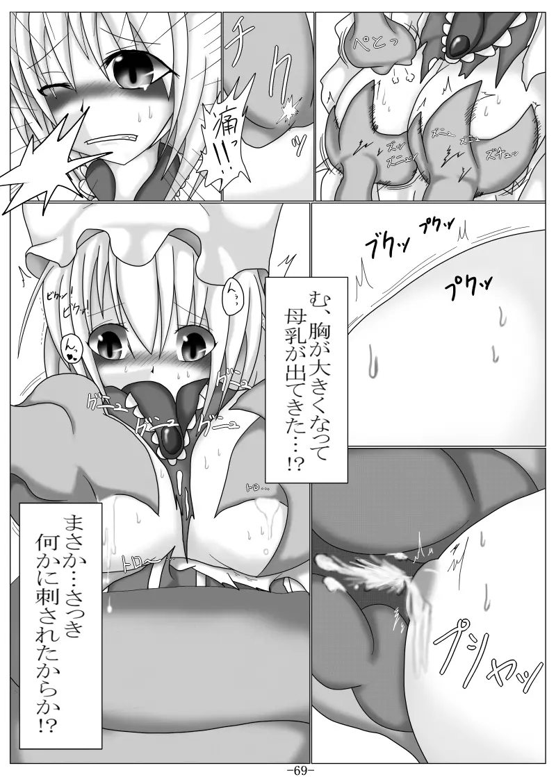 捕まって 丸呑まれて ～幻想ストマック 東方×丸呑みシチュ同人総集編～ - page69