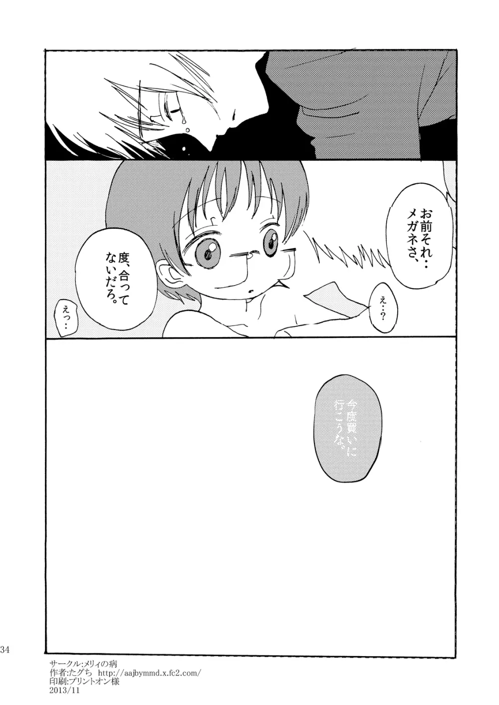 夕暮れ時の♂学生 - page33