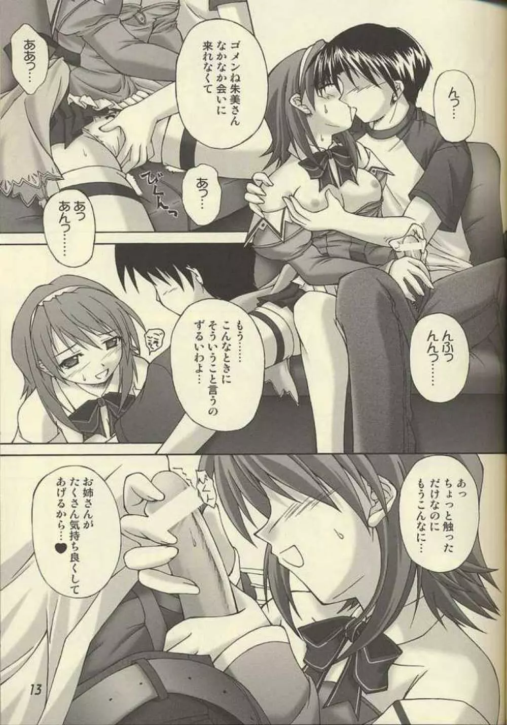 (C62) [生徒会室 (あきもと大)] D.T.O!! Don't Take Off (the uniform)!! (Piaキャロットへようこそ!! 3) - page10