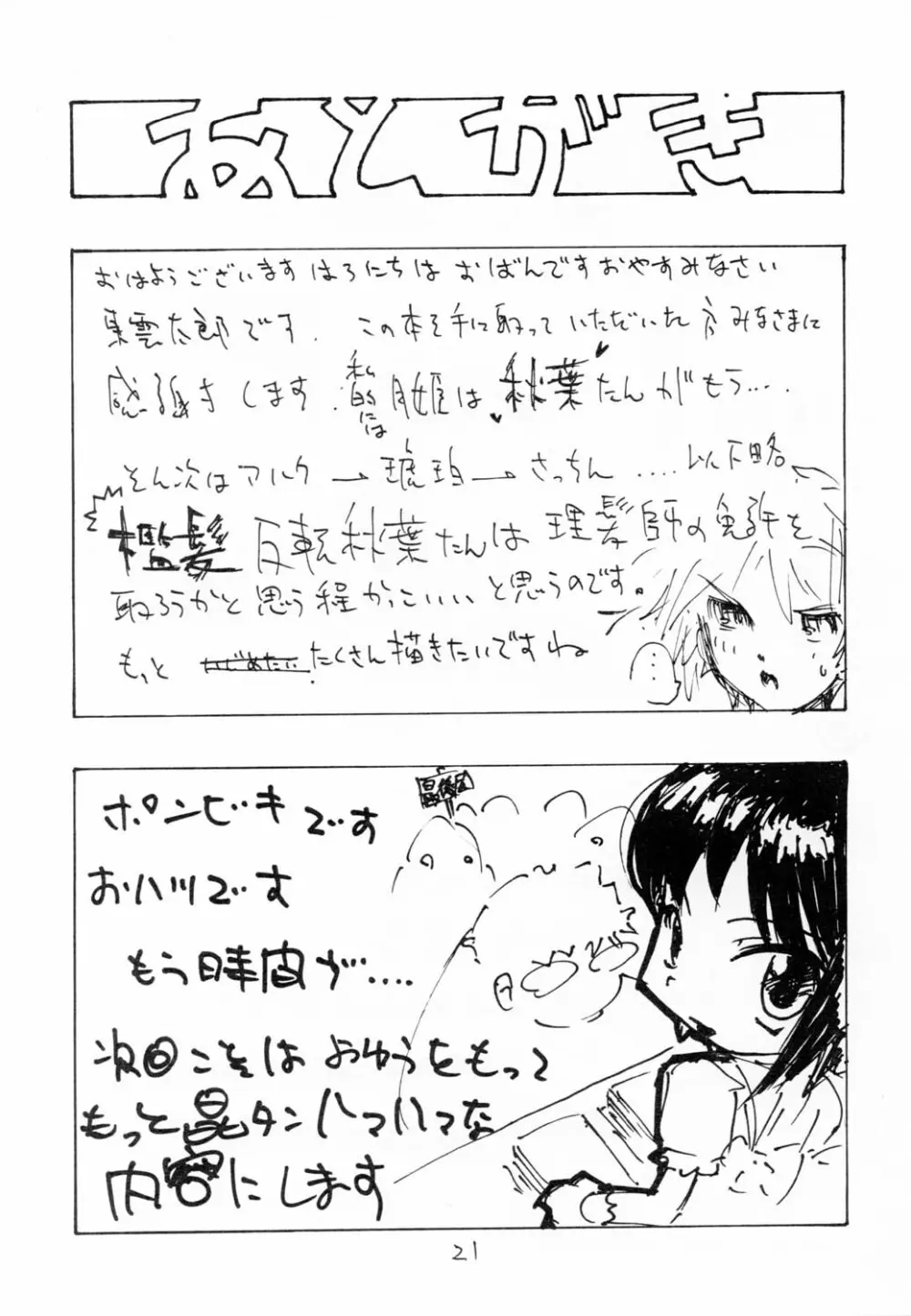 (浅上祭) [黒鬚 (東雲太郎、ポンビキ) 散華 (月姫) - page20