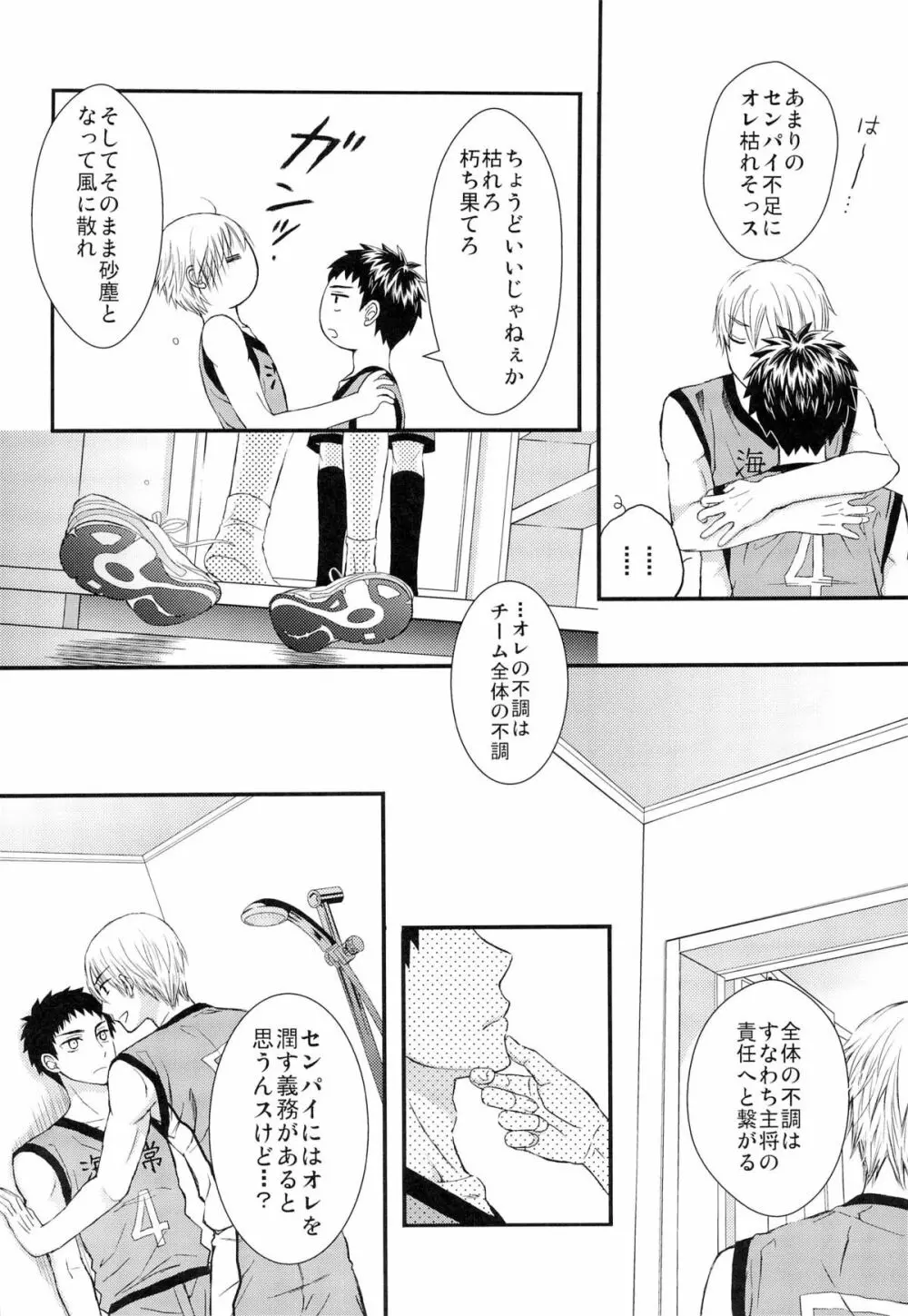 主将とエースとシャワー室 - page9