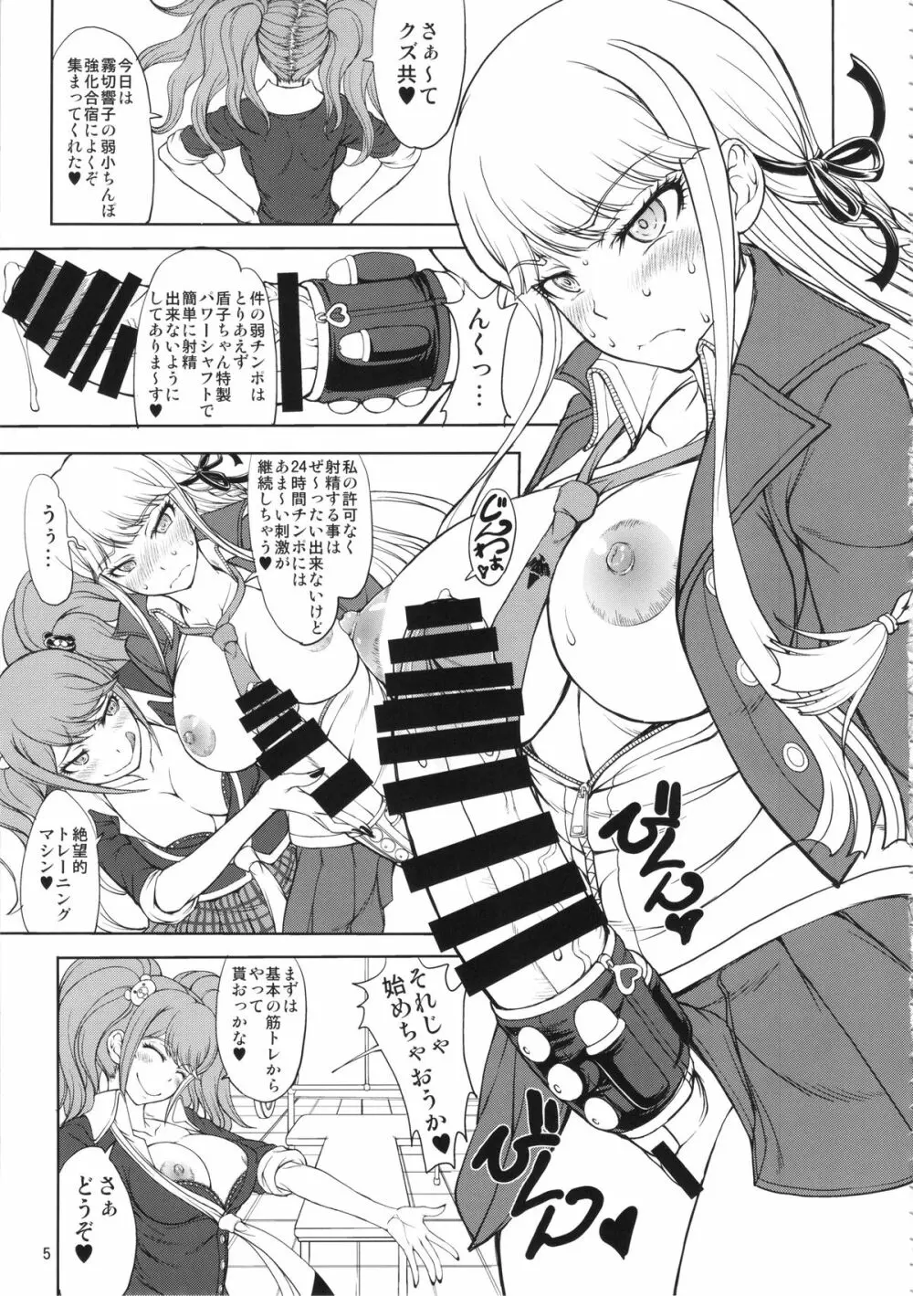 江ノ島先生のDOKKIDOKI★超絶望的射精合宿 - page4