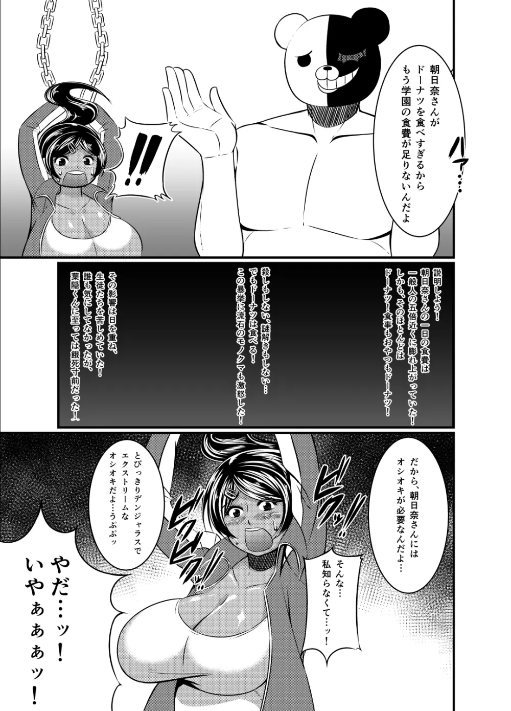 オシオキ少女。 超高校級のスイマー 朝○奈葵 処刑執行 - page7