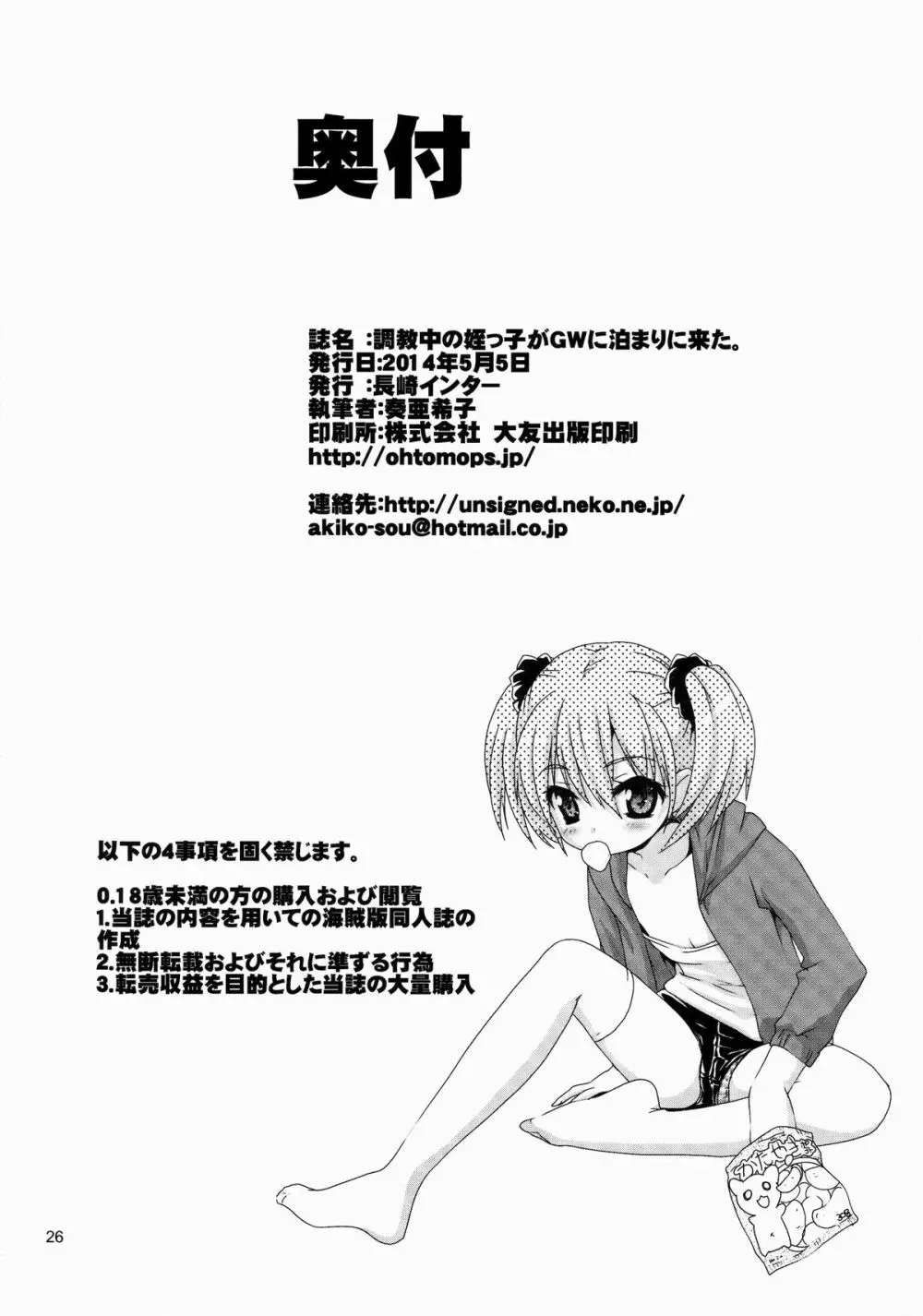 調教中の姪っ子がGWに泊まりに来た。 - page25