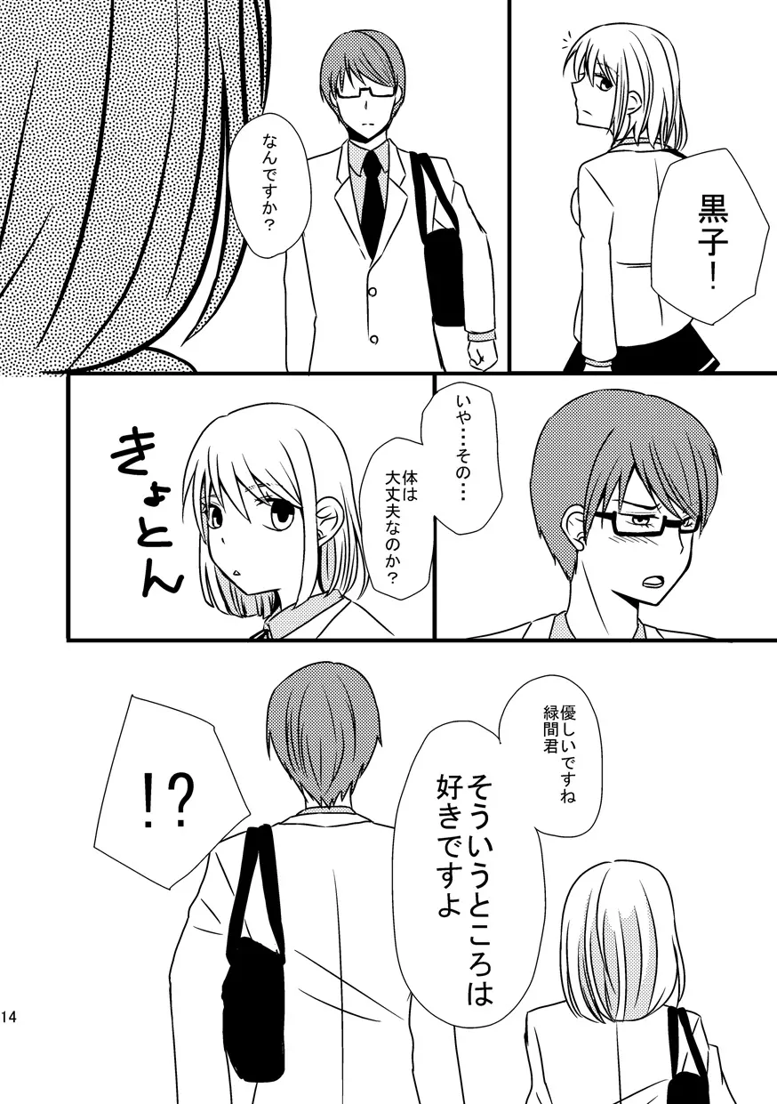 Relationship of Kiseki and Teikou basketball manager - Green Tanuki edition - page13