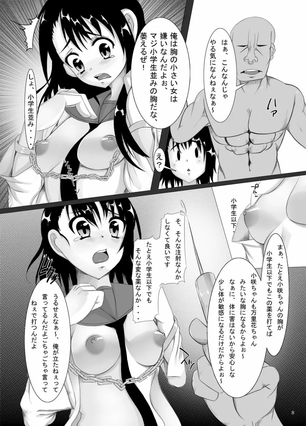 ジャンプているず13 ニクコイ 小咲と万里花 監禁肉奴隷 - page8