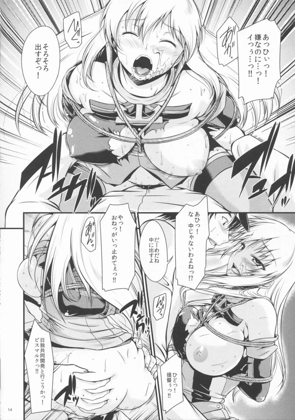 戦艦陵辱 -ビスマルク- - page14