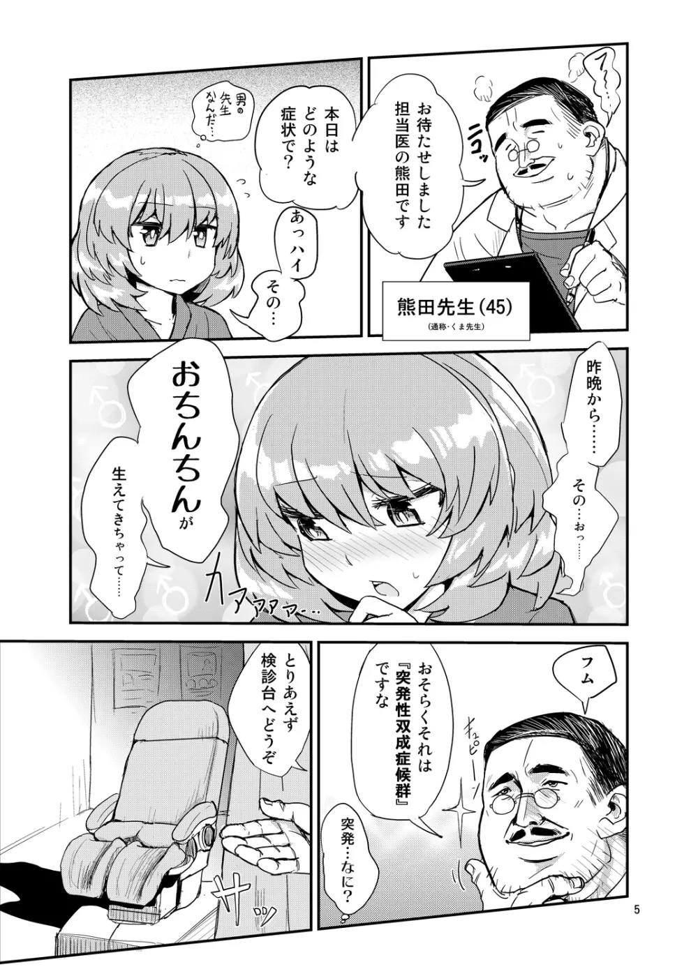 ふたなり診察タイム - page4