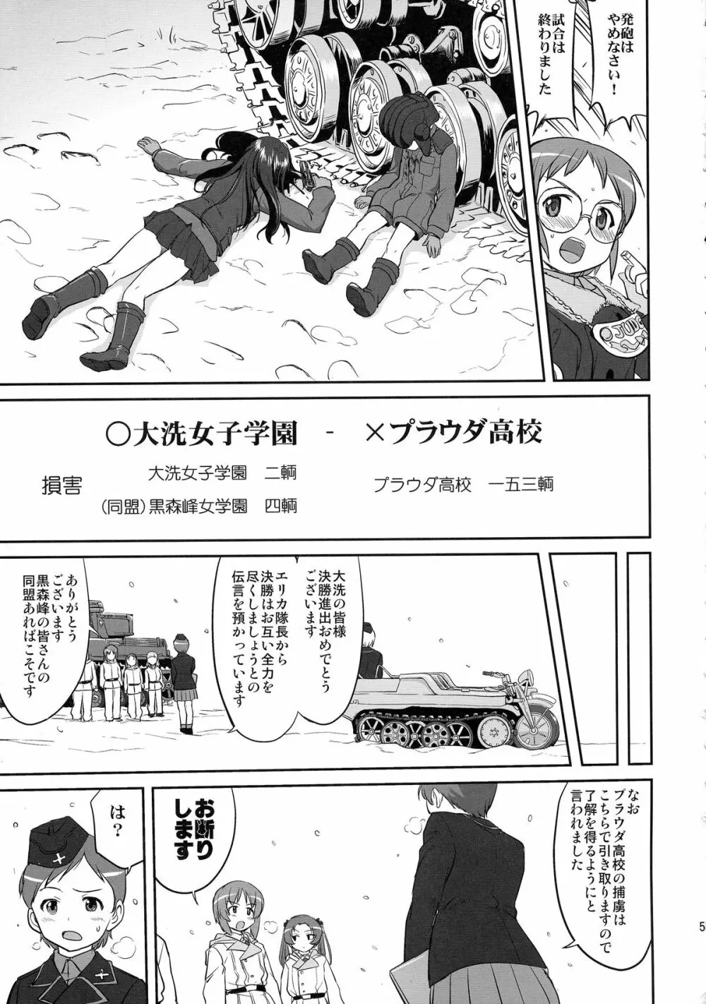 ゆきゆきて戦車道 バトル・オブ・プラウダ - page55