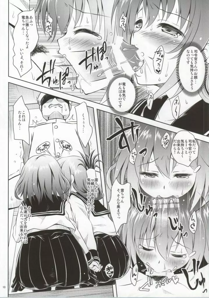 (サンクリ64) [しあわせ甘味料 (幸灯)} らいでんてぃてぃ (艦隊これくしょん -艦これ-) - page9