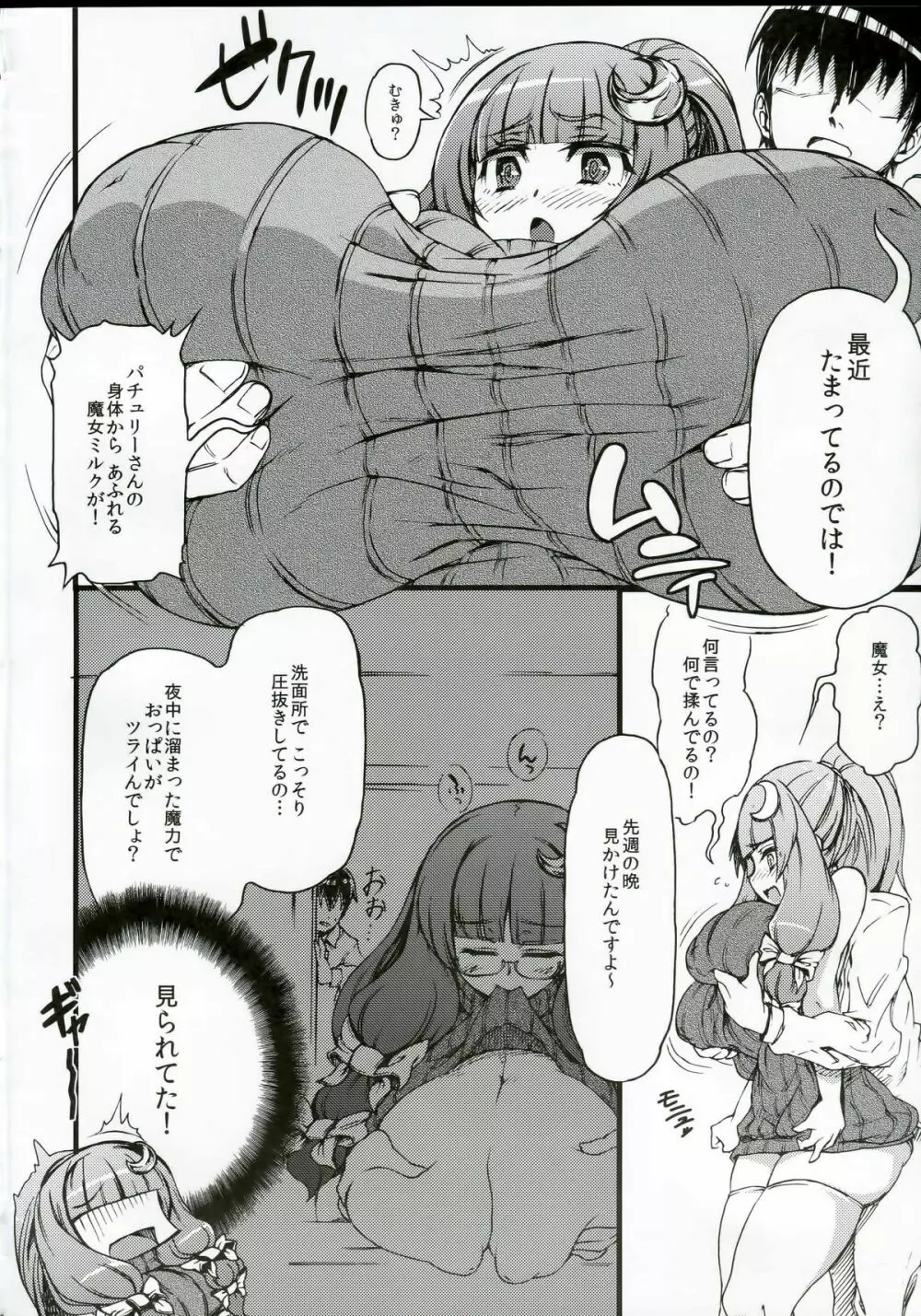 ポニテでミルクなパッチェさんが部屋にいたらの本 - page3