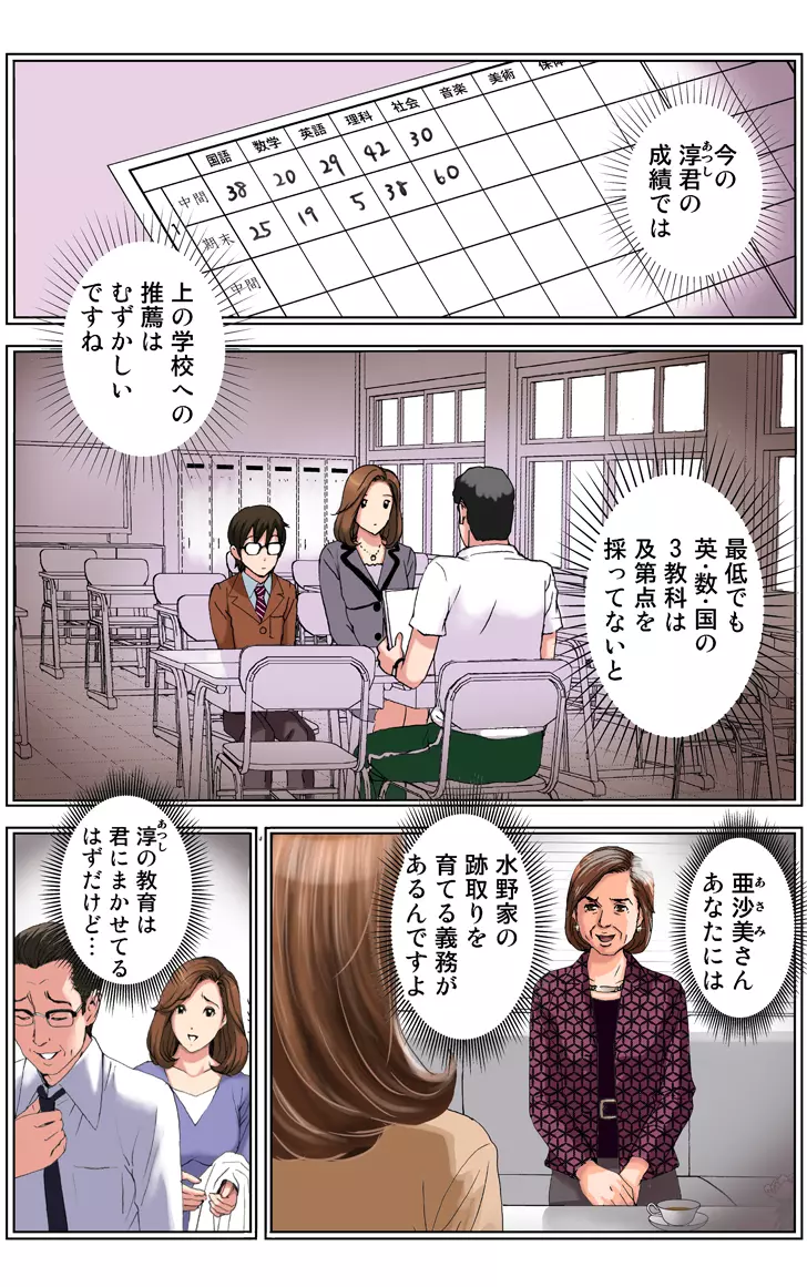 友母調教 『ボクの母さんは試験期間中の3日間、同級生の玩具になる』 - page33