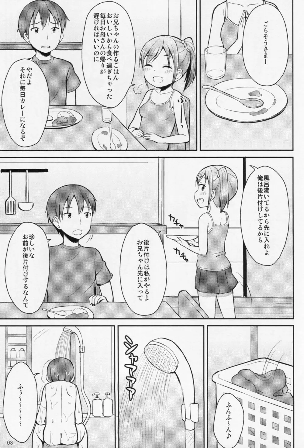 お兄ちゃん“そっち”も洗ってあげよっか - page2