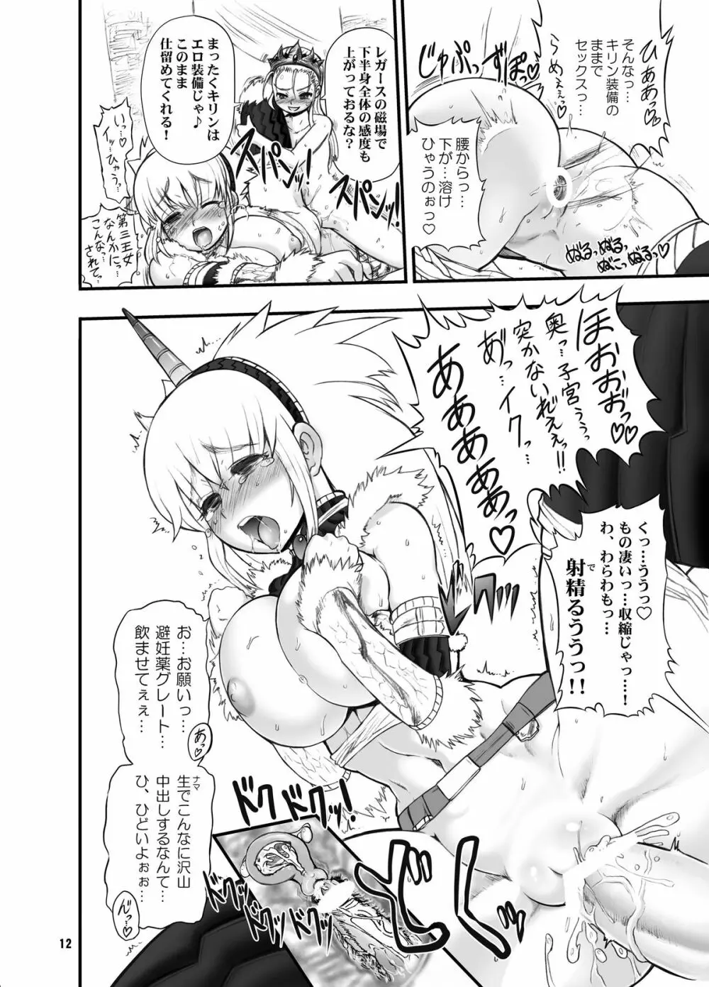 わがまま王女のハンター大連続狩猟! - page12