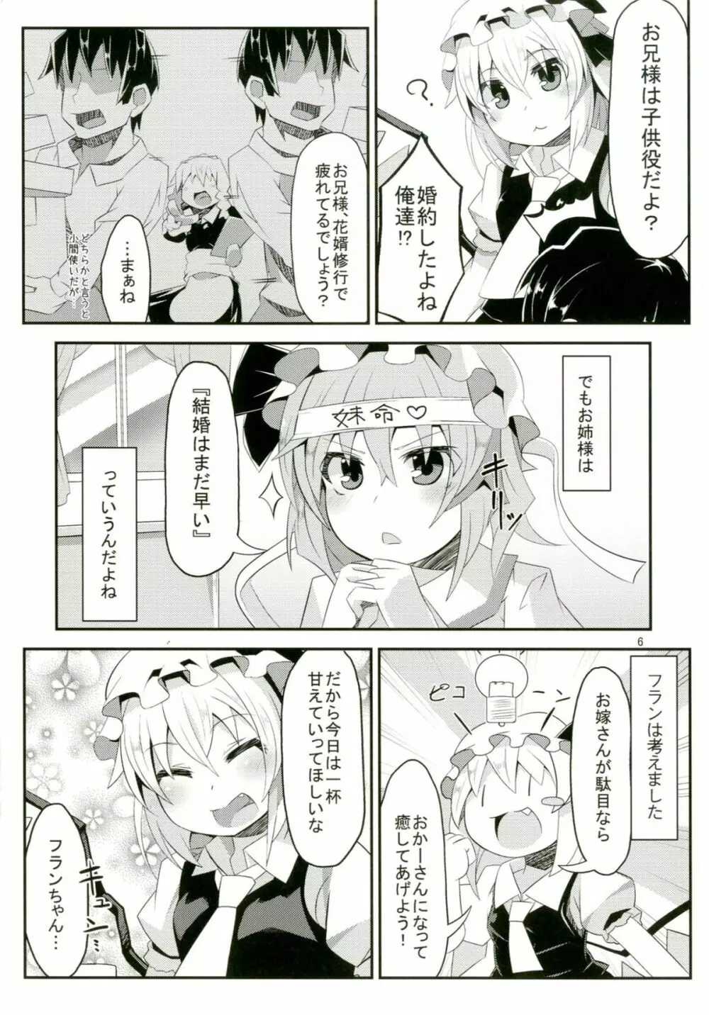 フランちゃんとHなおままごと - page6