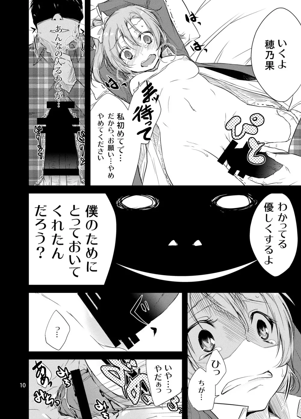 スクールアイドル監禁～高坂○乃果～ - page9