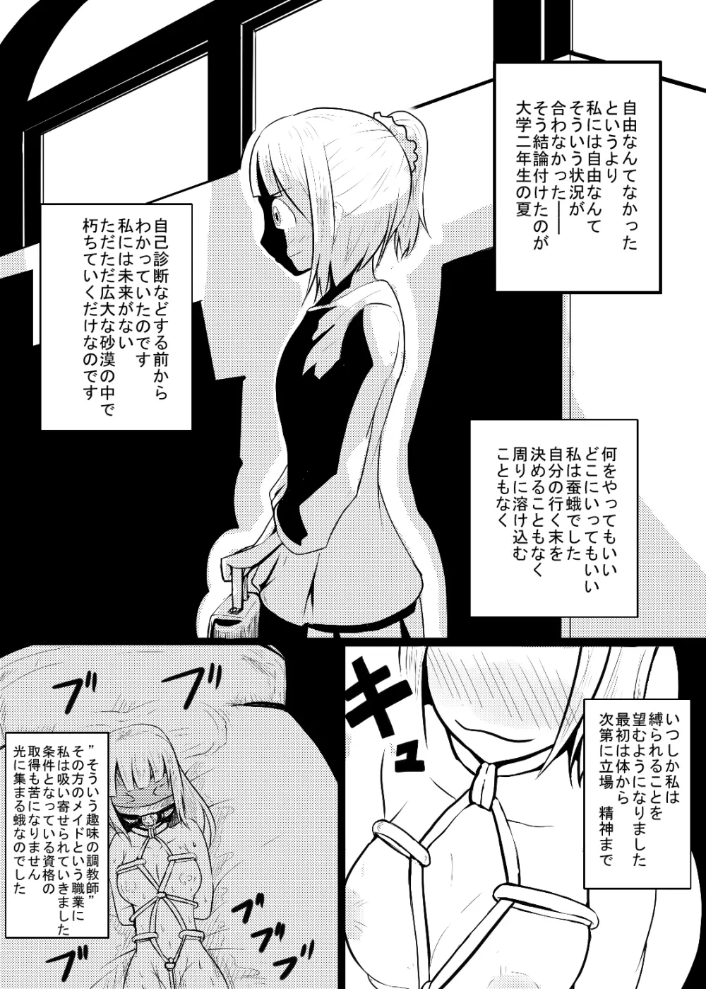 メイドさんの乳を大きくしたり四肢をぶった切るだけの漫画 - page3