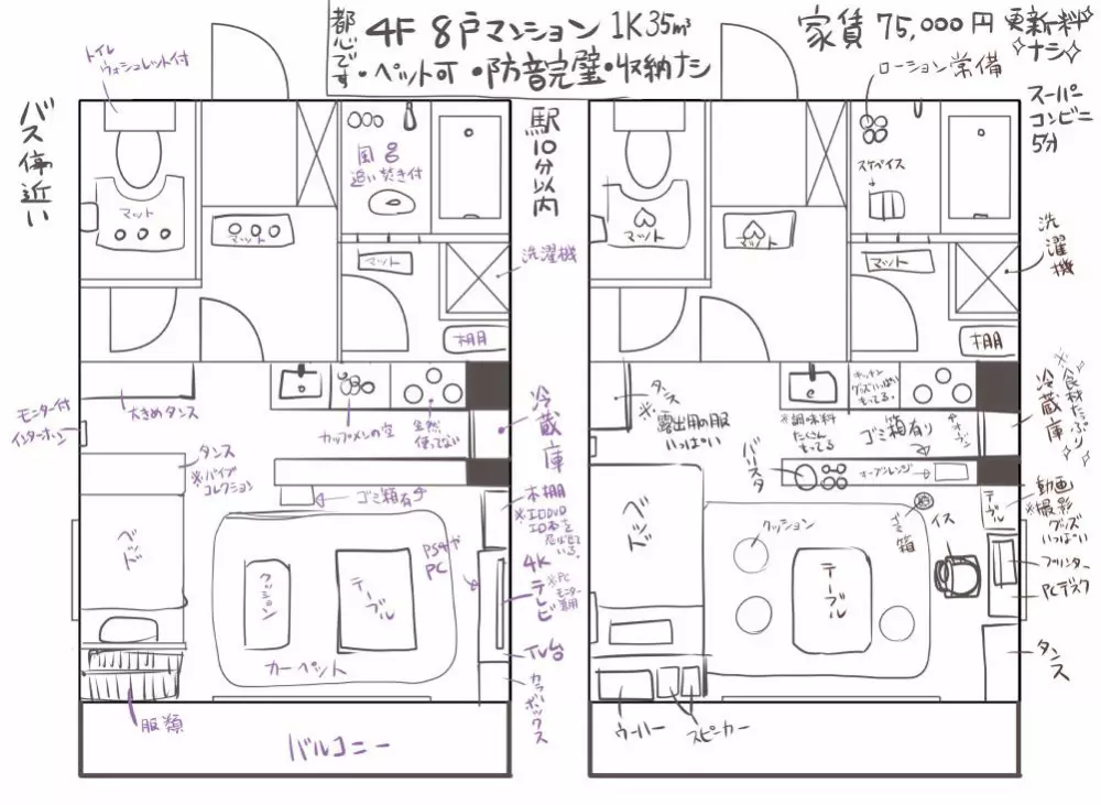 おなこちゃんの絵日記 - page3