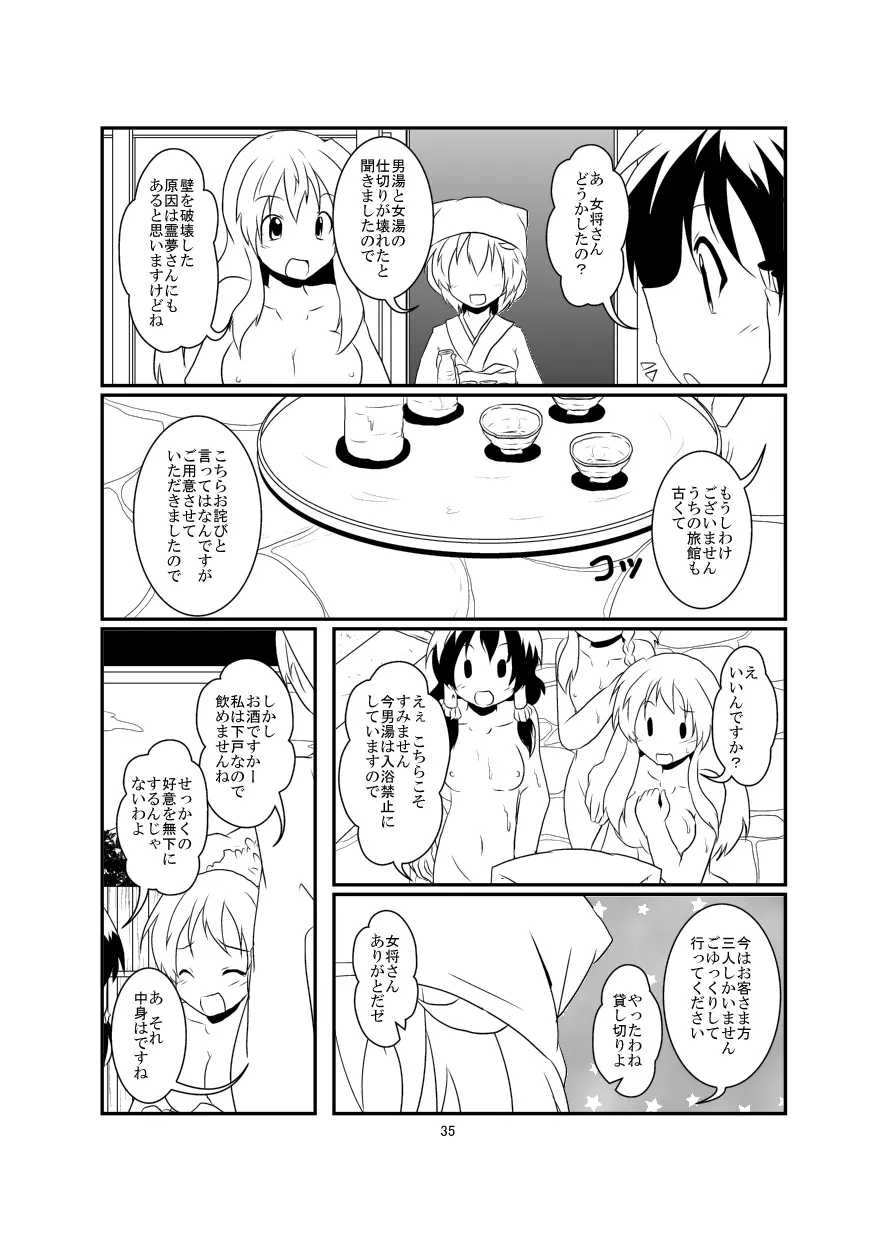 レイマリサナ温泉事件簿 - page36