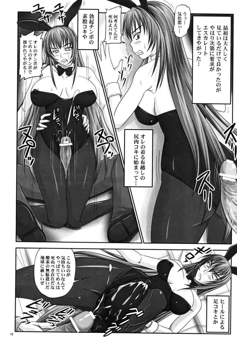 密室で凶暴バニー姫と二人きり。 - page11