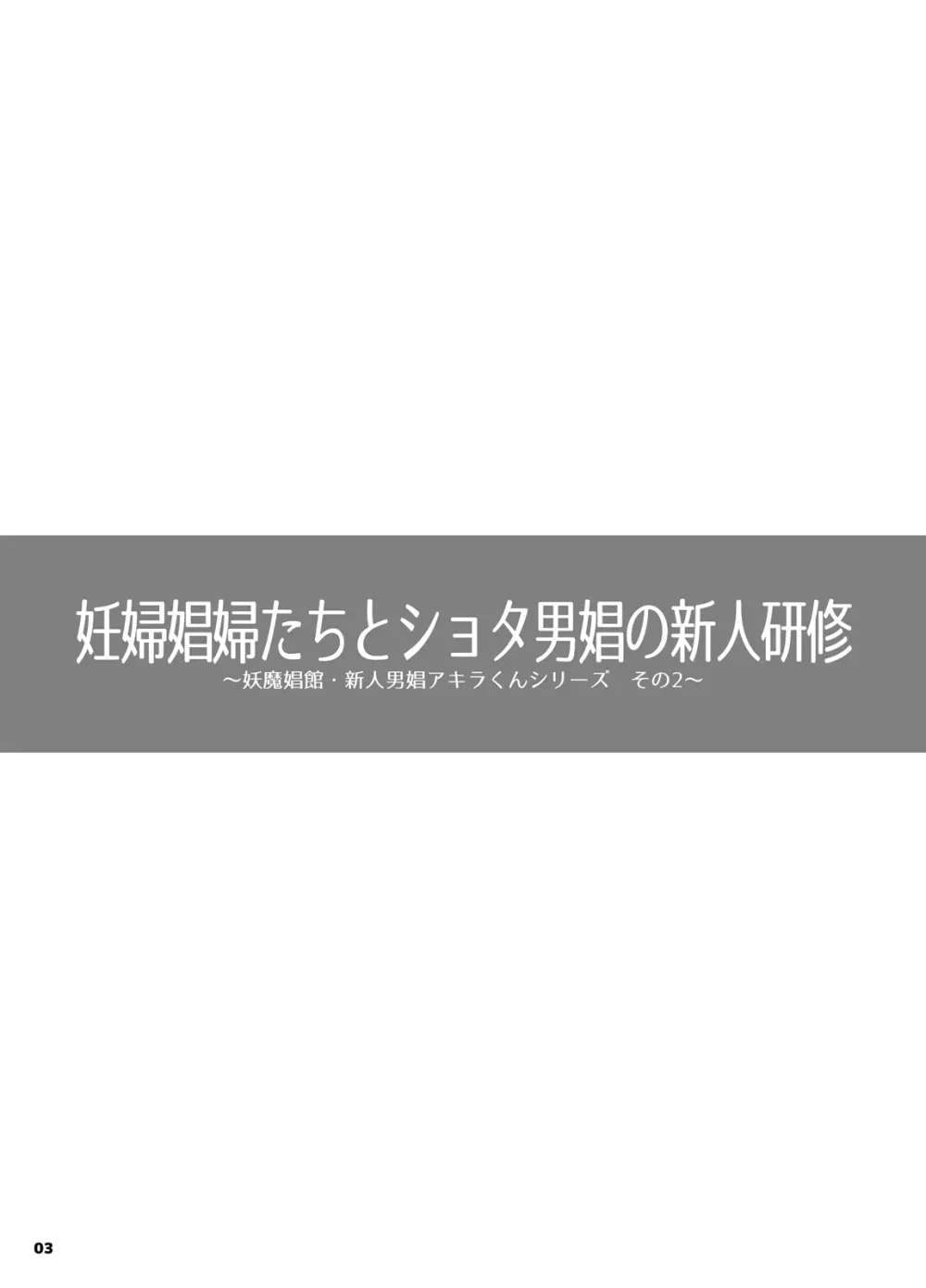 妊婦娼婦たちとショタ男娼の新人研修 - page2