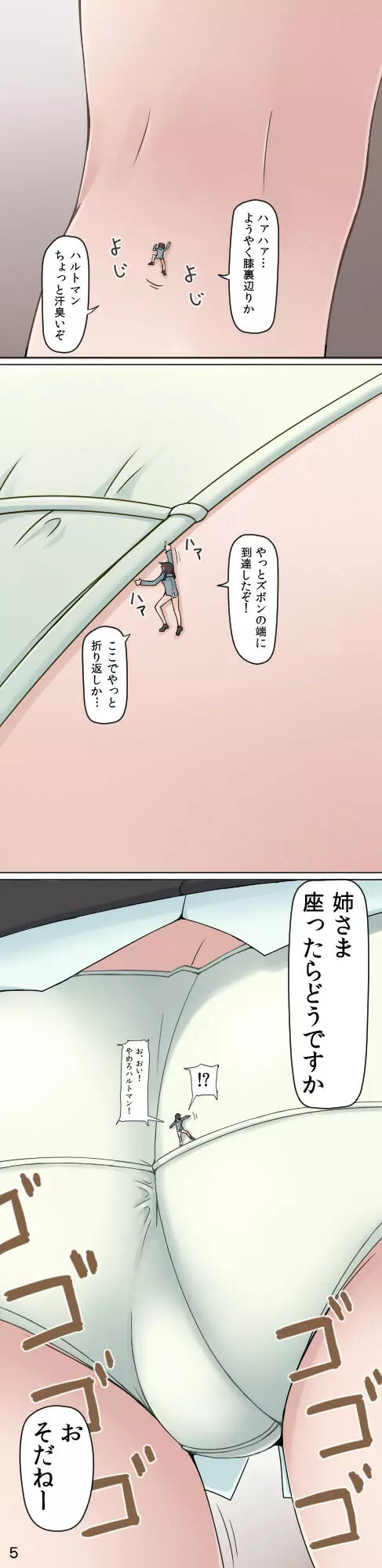 縮小おねえちゃんのフルツアー漫画 - page5