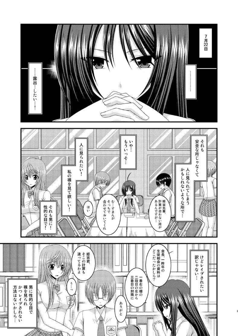 露出少女日記7冊目 - page3