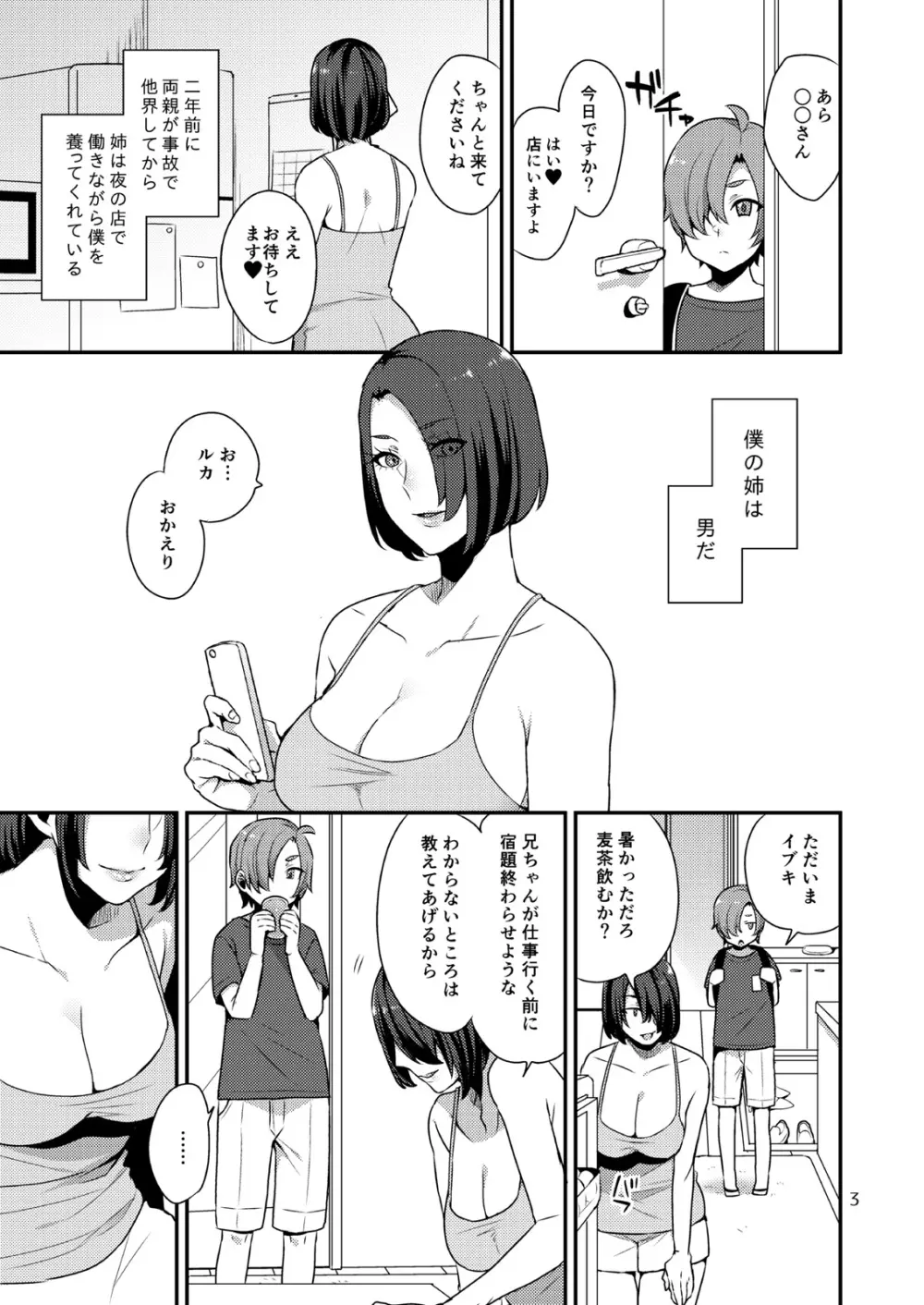 甘える弟に甘い姉 - page2