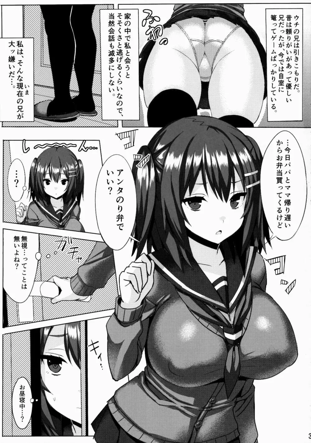 爆乳ツンデレ妹とメチャクチャせっくすしたい本 - page2