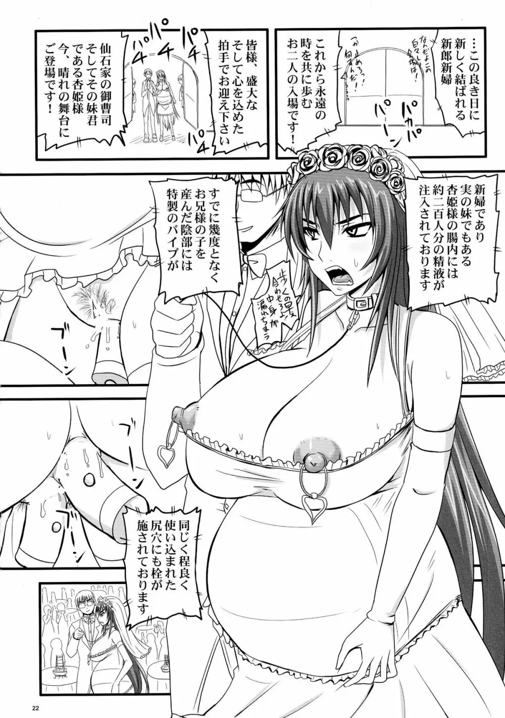 ドSな姫は汚される 辱ノ七 凌辱披露宴 - page22