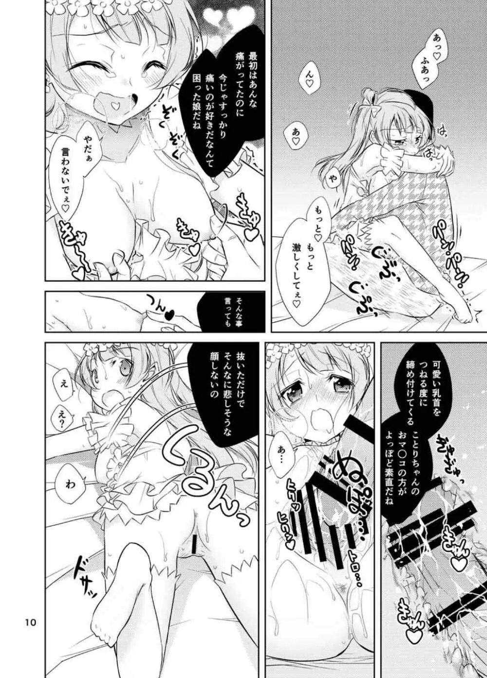 スクールアイドル監禁～南ことり・園田海未～ - page9