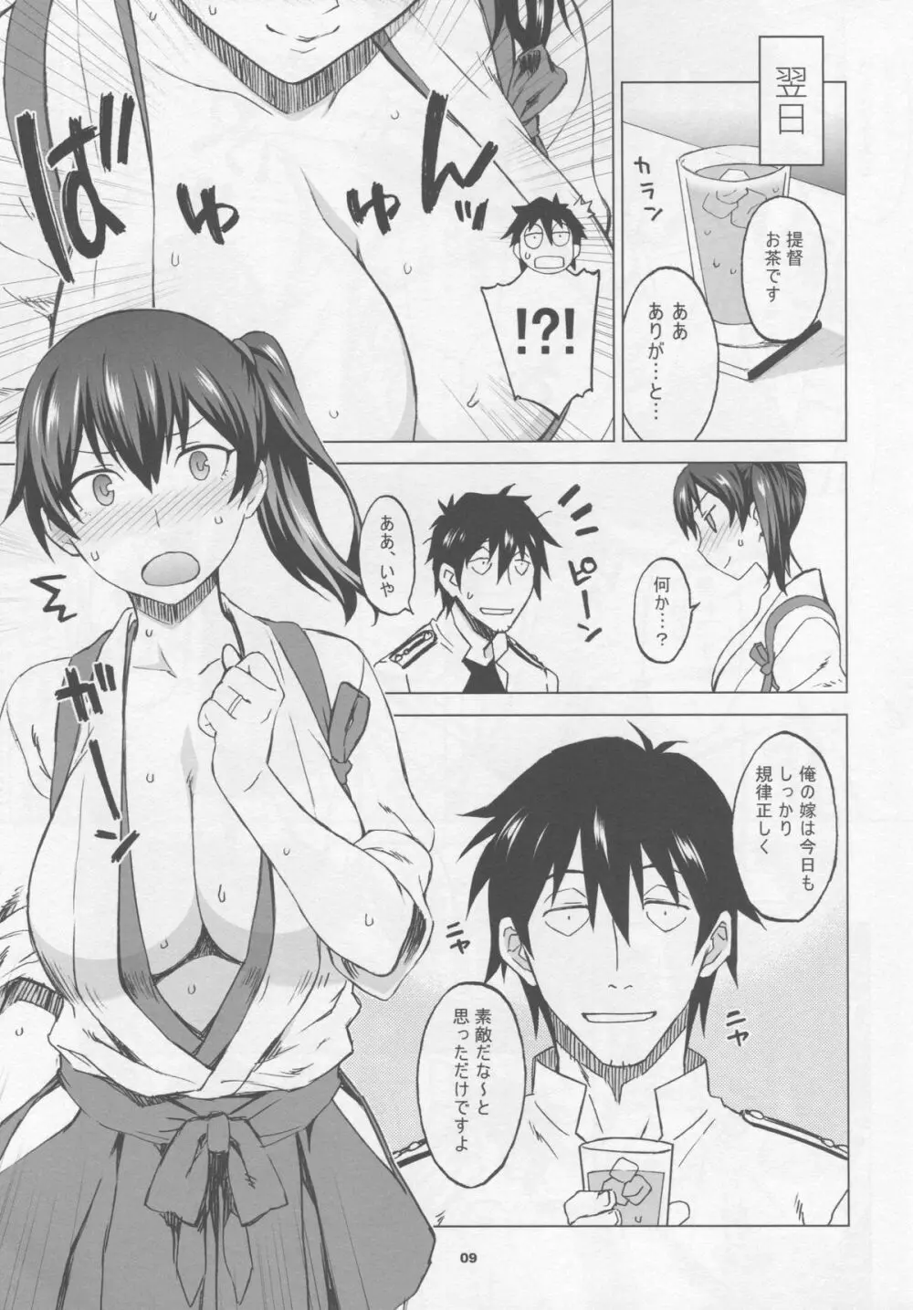 加賀さんとまたまた生夜戦 - page8