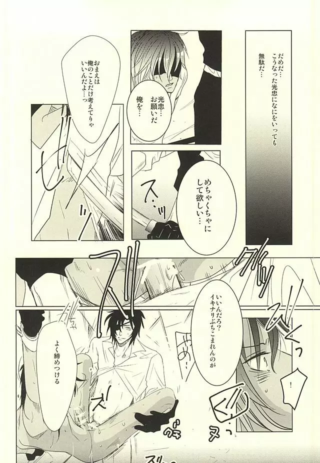 燭台切は大倶利伽羅に意地悪 - page15